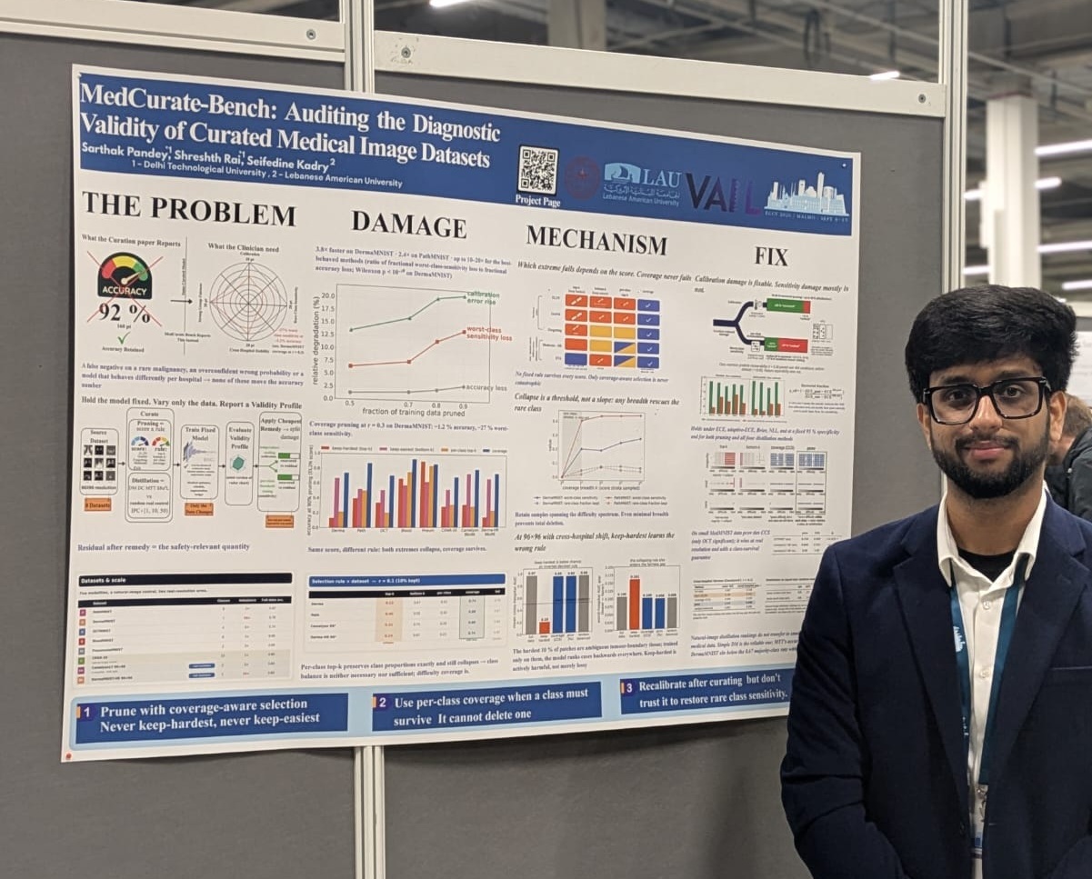 MedCurate-Bench poster presented at the ECCV 2026 CDEL Workshop